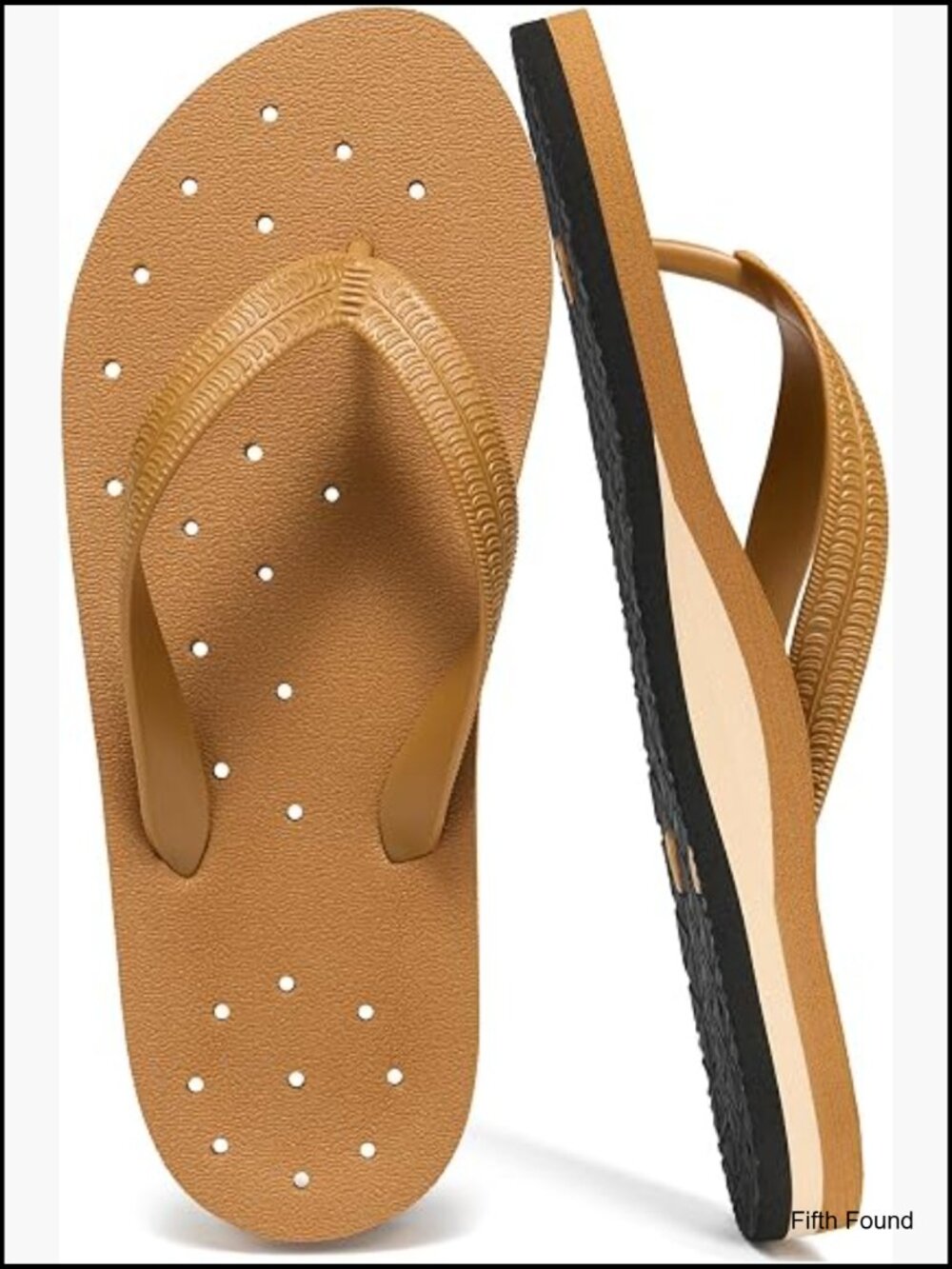 Quick-Dry Shower Flip Flops with Arch Support, Non-Slip Sandals for Pool & Beach